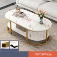 Modern Marble Style Coffee Tables With and Without Storage Compartments on Sale