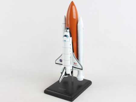 NASA Space Shuttle Atlantis Orbiter Full Stack Large Wood Model Space Craft Cheap