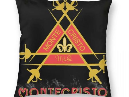 Monte Christo Habana Cuba Cigar Style Pillowcases  Poliester For Sale