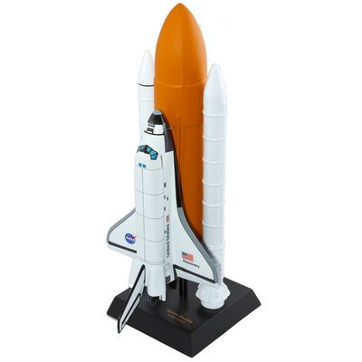 NASA Space Shuttle Discovery Orbiter Full Stack Large Wood Model Space Craft Sale