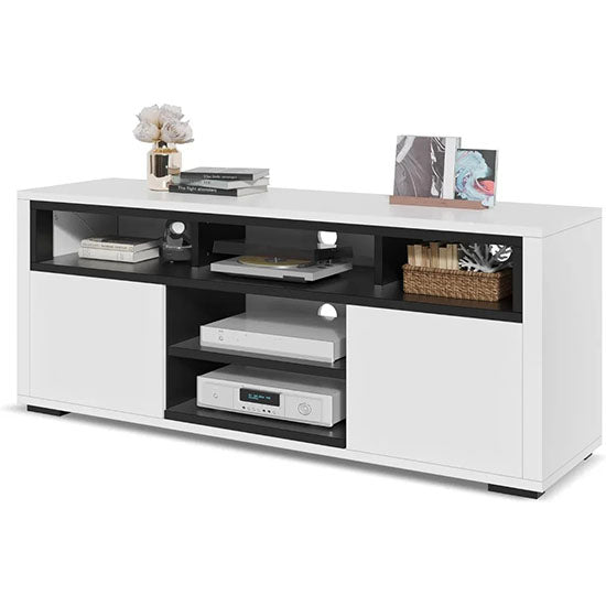 Modern Elegant TV Stand Tables With Storage Cabinets and LED Lights Online Sale