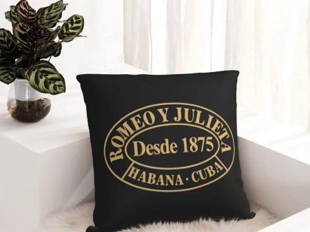 Romeo and Julieta Habana Cuba Cigar Style Pillowcases  Poliester For Sale