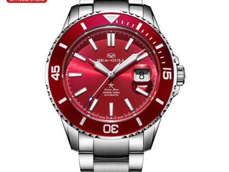 Sea- Gull Original Official World Famous  Man s Luxury Ocean Star Luminous  Wristwatch Sport 20Bar Diving Waterproof Automatic Movement Hot on Sale