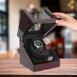 Luxury Automatic Wood Polish Design Watch Winder Fine Stand Case With USB Power Adapter Cheap