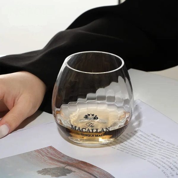 Private Collection New Macallan Signature Single Malt  Elegant Lady Flower Buds Crystall  Whiskey Lead-Free Glasses on Sale