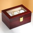 Luxury High Quality Piano Painted Wood Watch Case Box Organizer Fashion