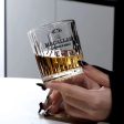 Private Collection New Macallan Signature Single Malt  Crystal Faceted  Whiskey Lead-Free Glasses Online Sale