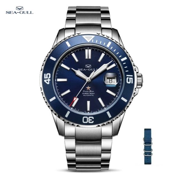 Sea- Gull Original Official World Famouse  Man s Luxury Wrist Sport 200m Diving Waterproof Watch Automatic Movement Fashion