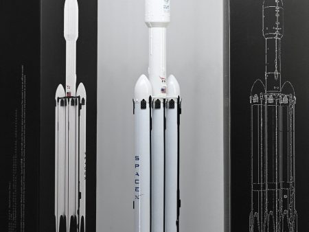 NASA Space X Model Rocket Falcon Super Heavy Spacecraft Model Desk Top Display. Sale