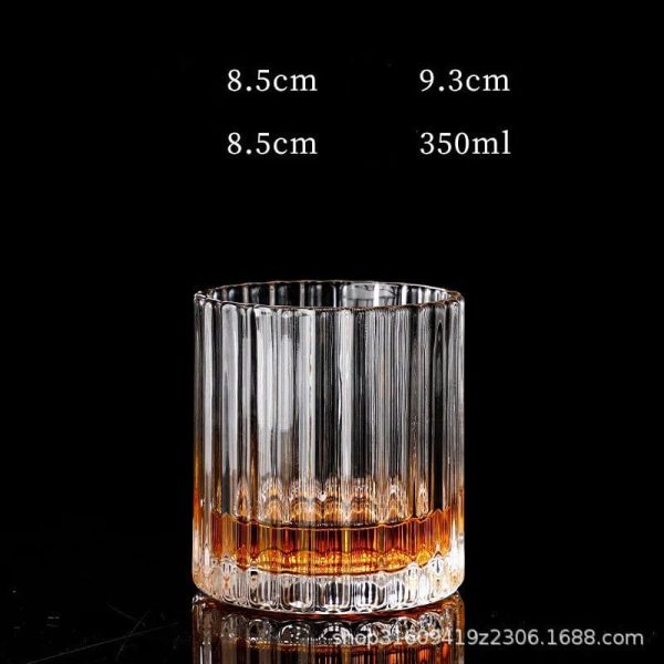 Private Collections Design Whiskey Brandy Crystal Diamond Cut Glass Discount