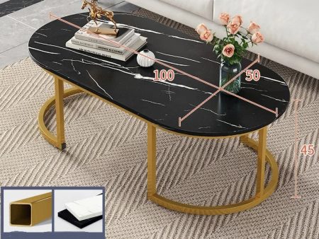 Modern Marble Style Coffee Tables With and Without Storage Compartments on Sale