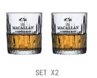 Private Collection New Macallan Signature Single Malt  Crystal Faceted  Whiskey Lead-Free Glasses Online Sale