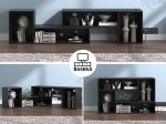 Modern Deformable TV Stand Tables With Storage and LED Lights Discount