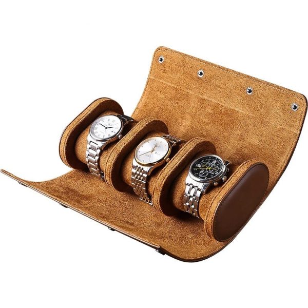 Luxury Leather Watch Storage Orgonizers Travel Boxes for 1 2 3 Slots For Discount