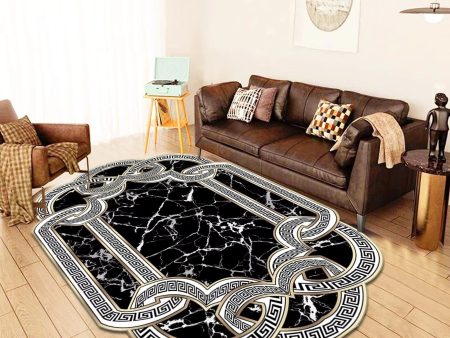 Charlotte Luxury Modetrn Ornament Carpet Non-Slip Floor Mat Rug Carpe For Sale