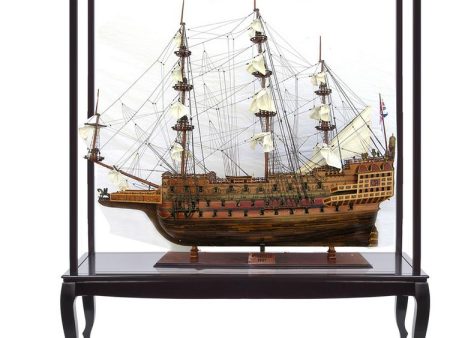 HMS Sovereign Of The Seas Royal Navy Tall Ship X Large  Wood Model Assembled Cheap