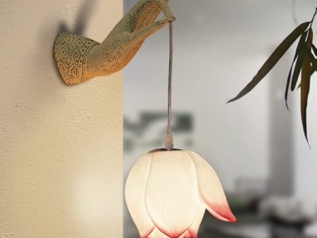 Lotus Style Sculptural Wall LED Bulb Lamp Sconce Online Sale