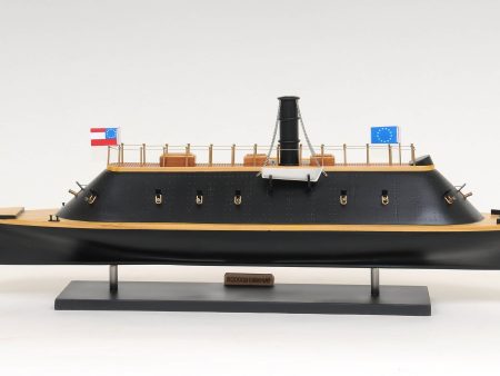 C.S.S. Virginia Ironclad Steam Powered Ship Exclusive Edition Wood Model Assembled Supply