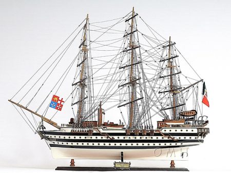 Amerigo Vespucci Italian Royal Navy Tall War Ship Wood Model Sailboat Assembled Online Hot Sale