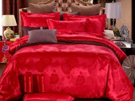 Luxury Palace Red  Duvet Bedding Set & Pillowcases Online Hot Sale