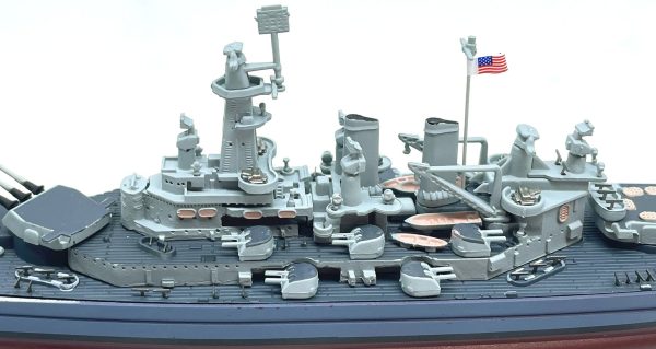 US Navy USS Washington BB-56 Battleship Desk Display WWII Ship Diecast Model Sale