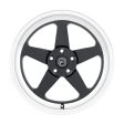 Forgestar D5 Drag 18x8.0   5x120 BP   ET15   5.125in BS Gloss Black Wheel For Sale