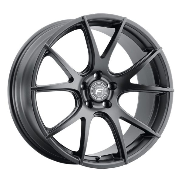 Forgestar CF5V 20x11   5x120 BP   ET40   7.6in BS Satin Black Wheel Online now