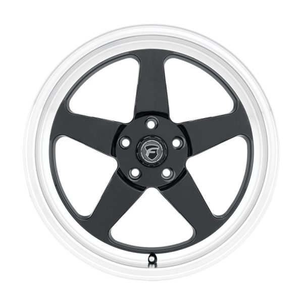 Forgestar D5 Drag 17x5.0   5x139.7 BP   ET-19   2.25in BS Gloss Black Wheel Hot on Sale