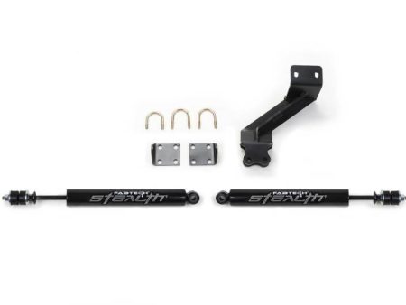 Fabtech 14-18 Ram 2500 & 13-18 Ram 3500 HD Dual Stealth Steering Stabilizer Kit Online now