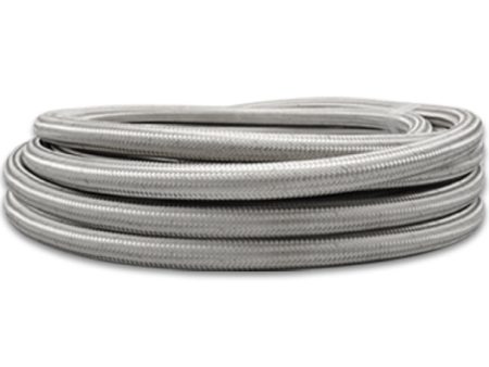 Vibrant Stainless Steel Braided Flex Hose w PTFE Liner AN -16 (10ft Roll) on Sale