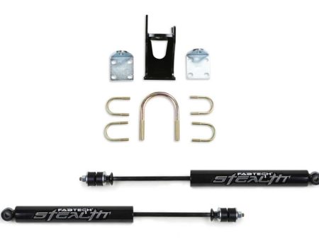 Fabtech 05-21 Ford F250 350 4WD Dual Stealth Steering Stabilizer Kit - Opposing Style Online Sale