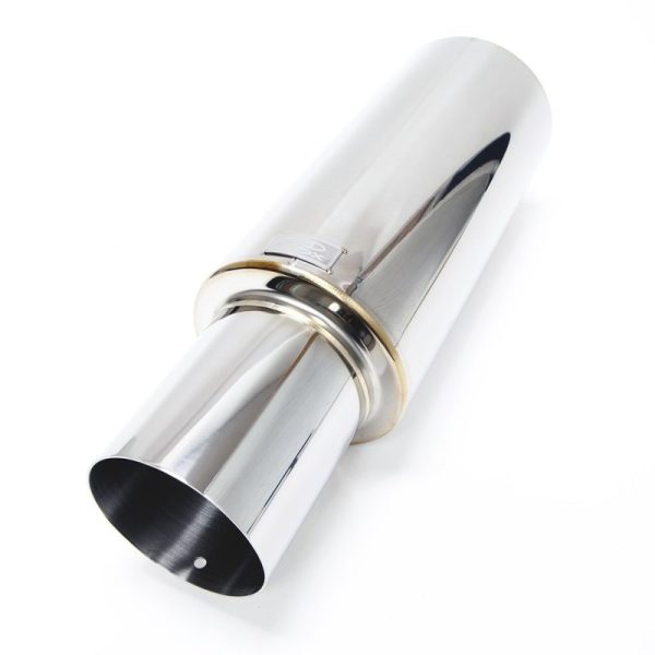 BLOX Racing 76.2mm N1 Straight Tip Muffler Universal Fashion