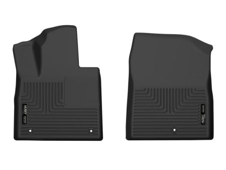 Husky Liners 21-22 Hyundai Santa Fe X-Act Contour Front Floor Liners - Black For Sale