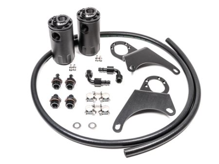 Radium Engineering Mitsubishi Evo 8-9 Dual Catch Can Kit Fluid Lock For Sale