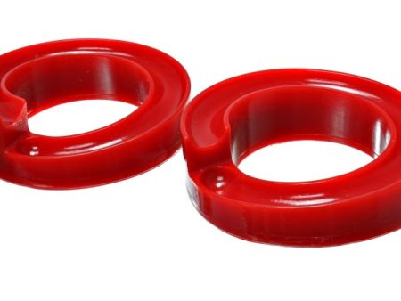 Energy Suspension 1in Lift Isolator Set - Red Online Hot Sale