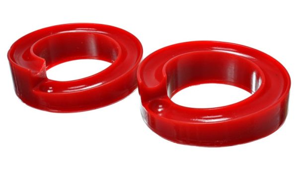 Energy Suspension 1in Lift Isolator Set - Red Online Hot Sale