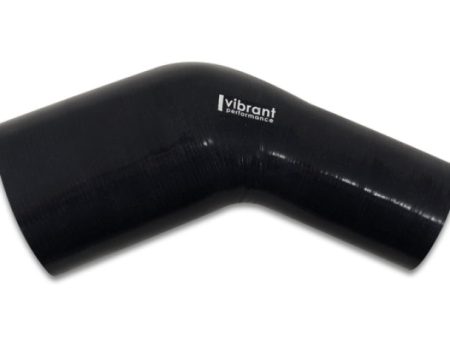 Vibrant 45 Degree Silicone Transition Elbow Hose ID 3.50in x 2.50in Sale