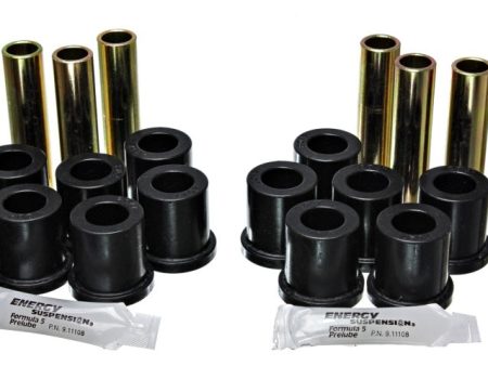 Energy Suspension 73-79 Ford F-100 F-150 2WD Black Rear Leaf Spring Bushing Set For Sale