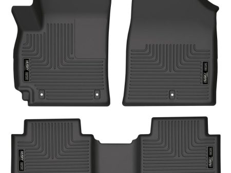 Husky Liners 21-22 Kia Seltos WeatherBeater Front & 2nd Seat Floor Liners - Black on Sale