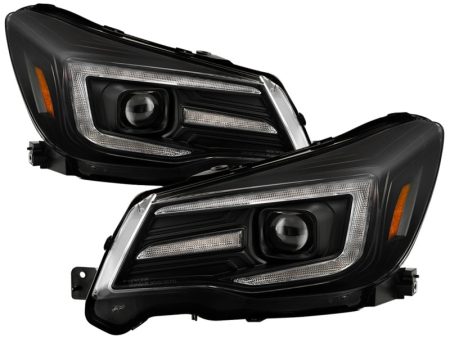 Spyder Signature Subaru Forester 14-16 Halogen Model Only Headlights (PRO-YD-SUFO14SI-BK) Fashion