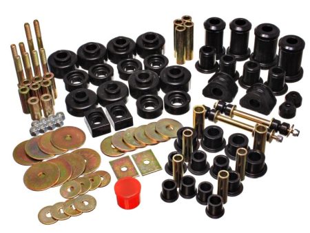 Energy Suspension F-150 F-250 4WD Black Hyper-flex Master Bushing Set For Discount