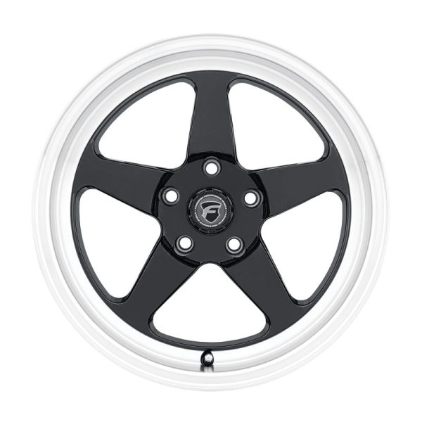 Forgestar D5 Drag 18x5.0   5x115 BP   ET-37   1.5in BS Gloss Black Wheel Cheap